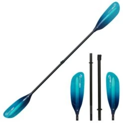SEVY Geschaft 37 ExtaSea Pro Tour Carbon Vario Doppelpaddel | 220-240cm | 4-teilig | Blue-light Blue